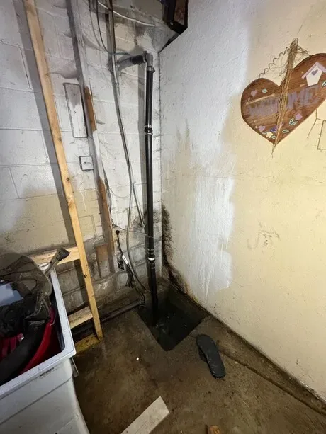 Sump pump technician working in Whitby